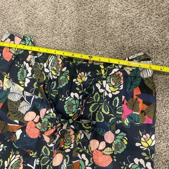 NWT Johnny Was Shorts Women's 100% Linen Patricia Easy Boho Floral Belted SZ XL