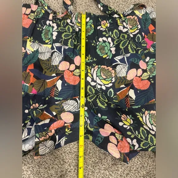 NWT Johnny Was Shorts Women's 100% Linen Patricia Easy Boho Floral Belted SZ XL