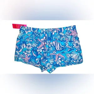 NWT LILLY PULITZER Luxletic 4’ Boca Chica shorts women’s size large