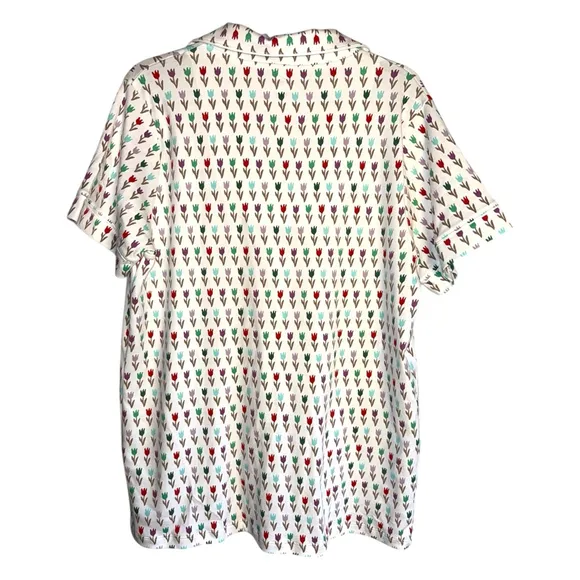 NWT Ro's Garden Tulip 2 Piece Pima Cotton Pajama Set Size Women's Size Large