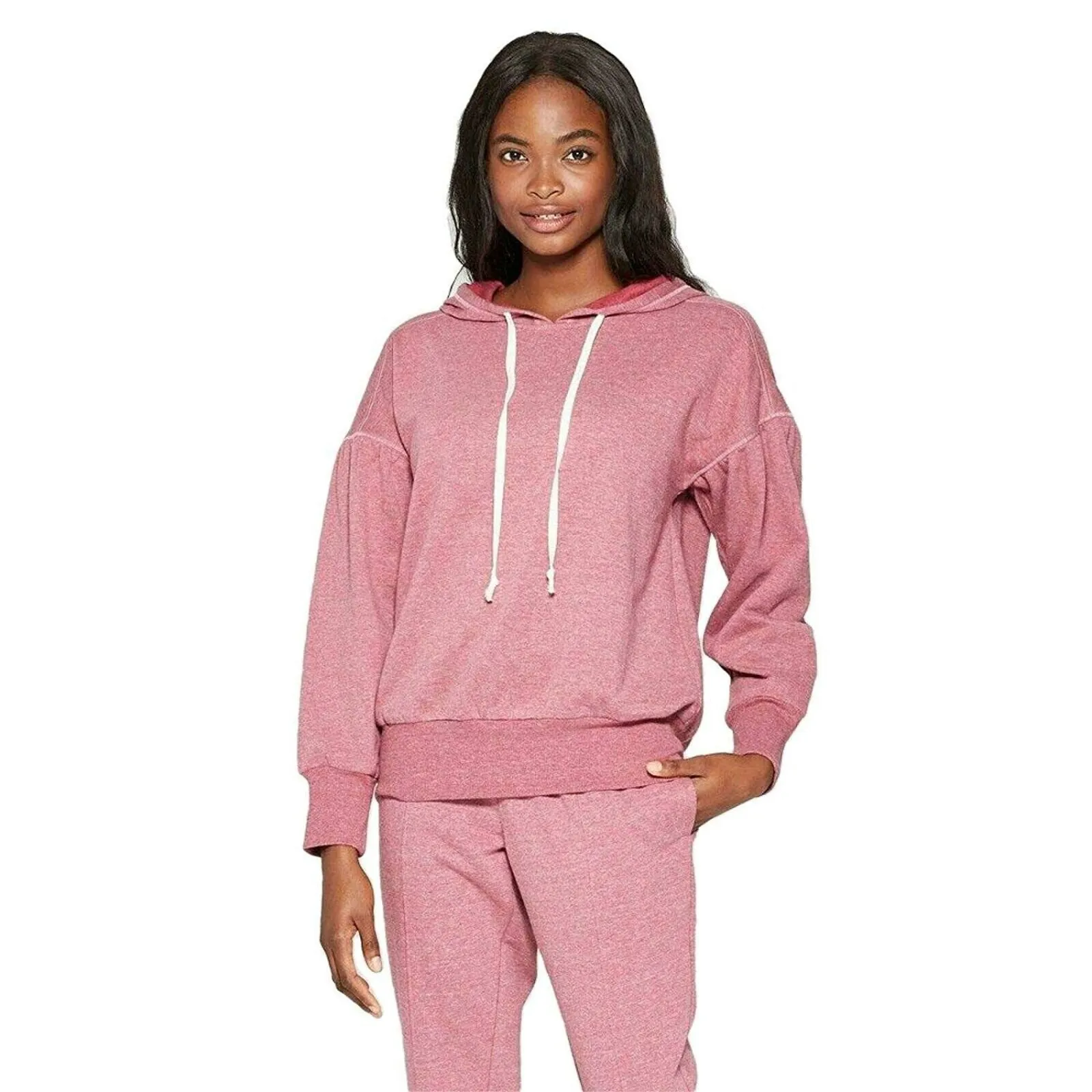 NWT Xhilaration Women's Soft And Cozy Hooded Sleep Sweatshirt X-Small
