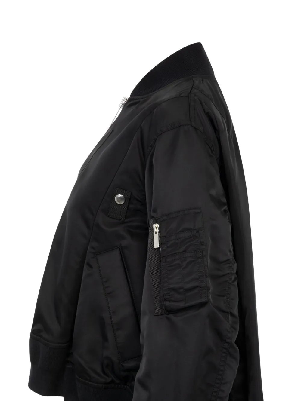 Nylon bomber jacket