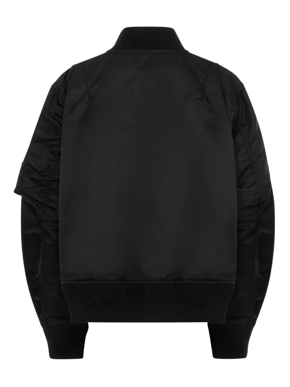 Nylon bomber jacket