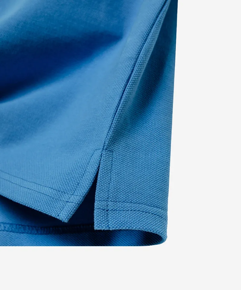 OBER Golf Color Block PK Cara T-Shirt - Blue