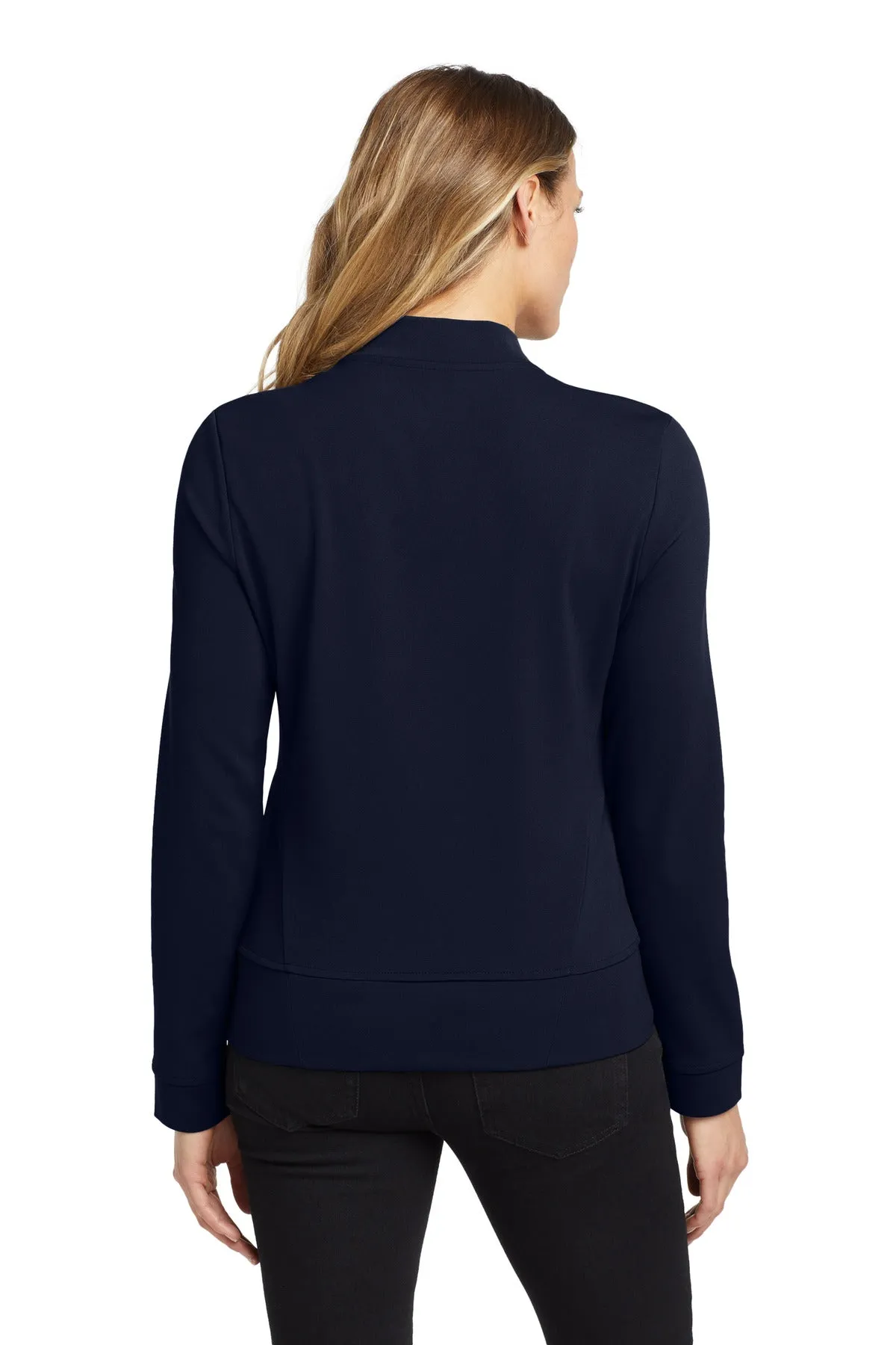 OGIO  Women's Hinge Full-Zip. LOG820 River Blue Navy