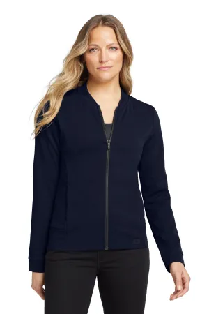 OGIO  Women's Hinge Full-Zip. LOG820 River Blue Navy