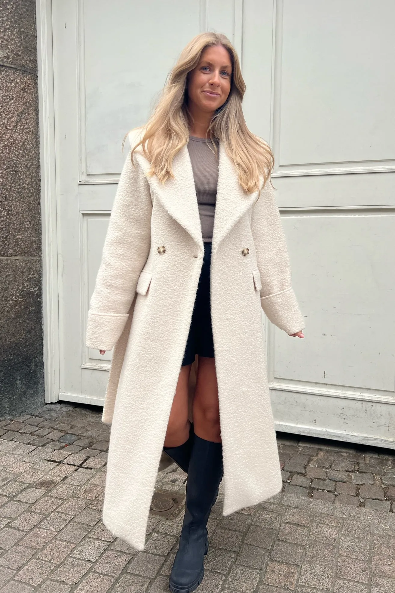 ONLCamille Frakke - Hvid