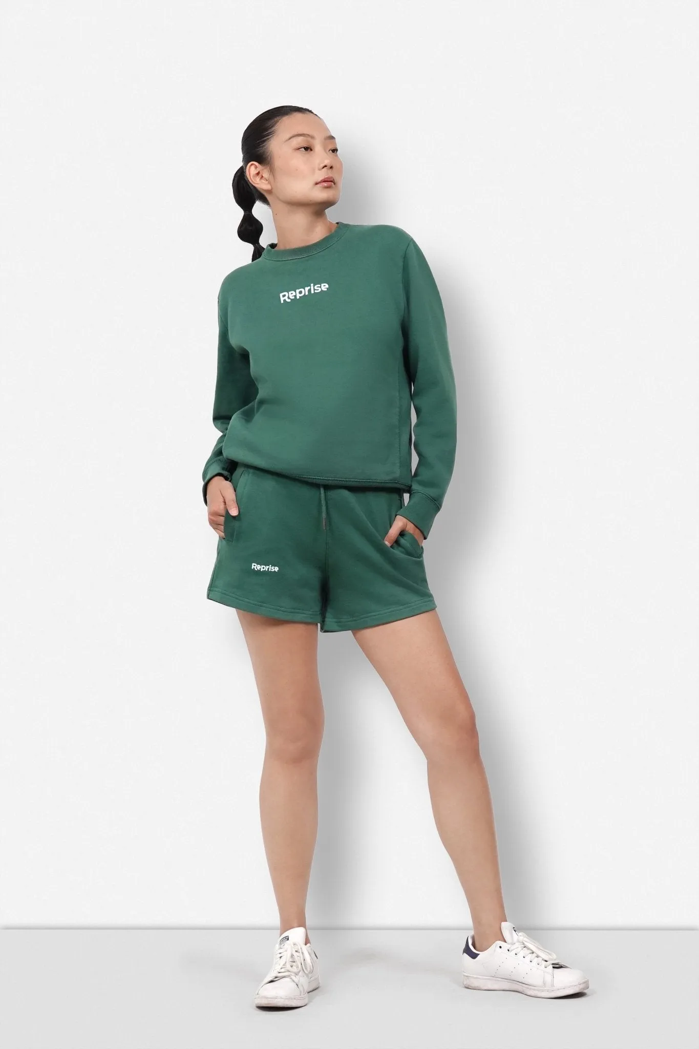 Organic Crewneck   Shorts - Unisex