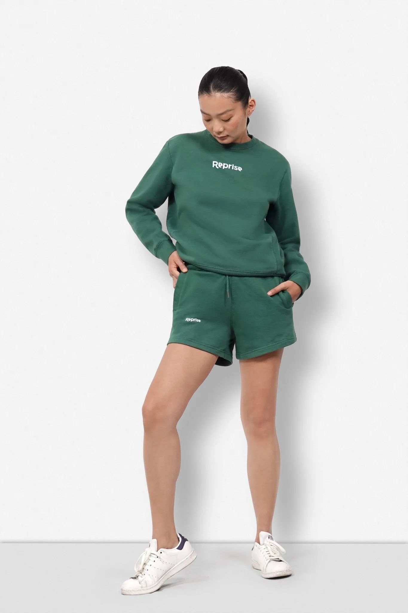 Organic Crewneck   Shorts - Unisex