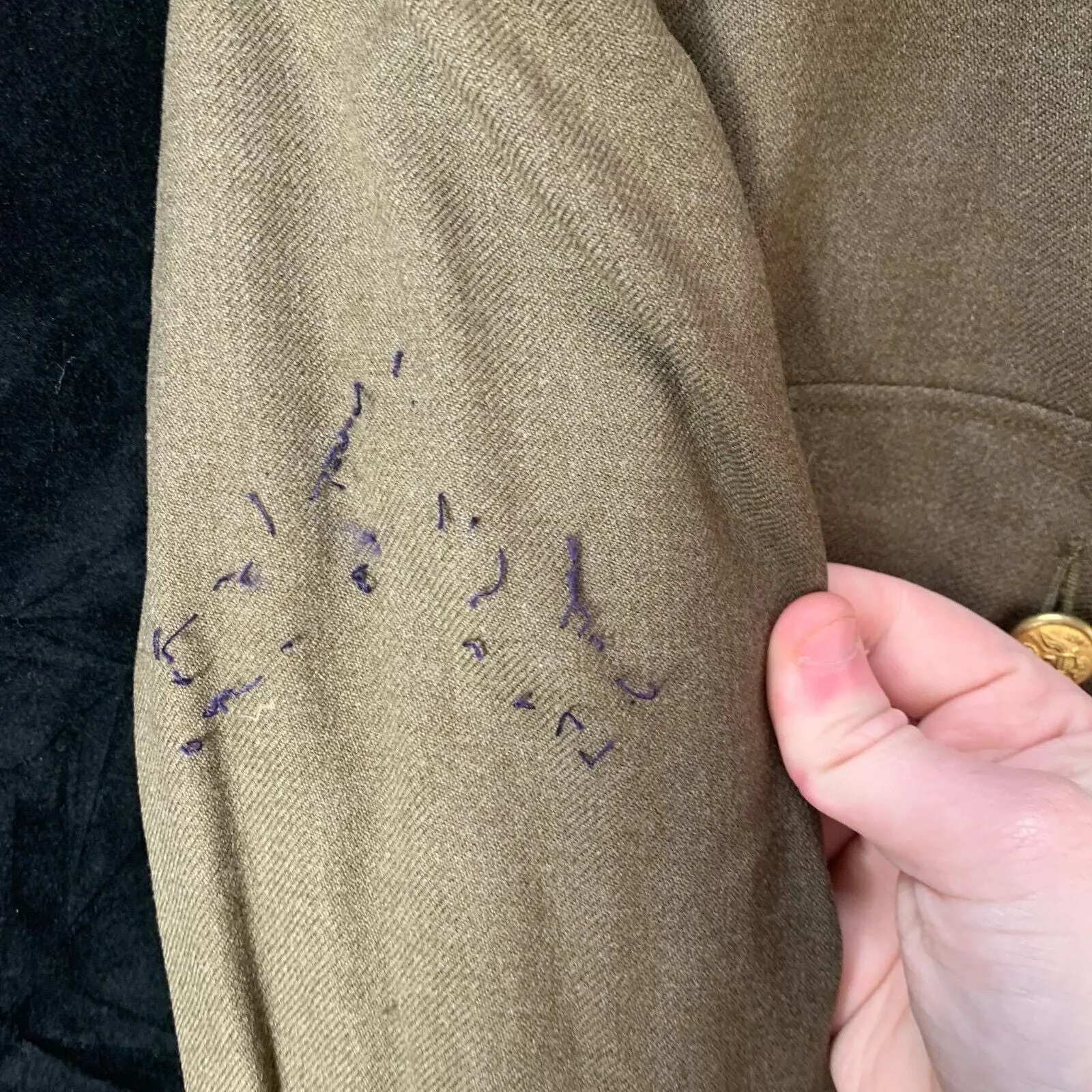 Original WW2 US Army Class A Dress Jacket 1942 - Private Ryan Prop - 38" Regular