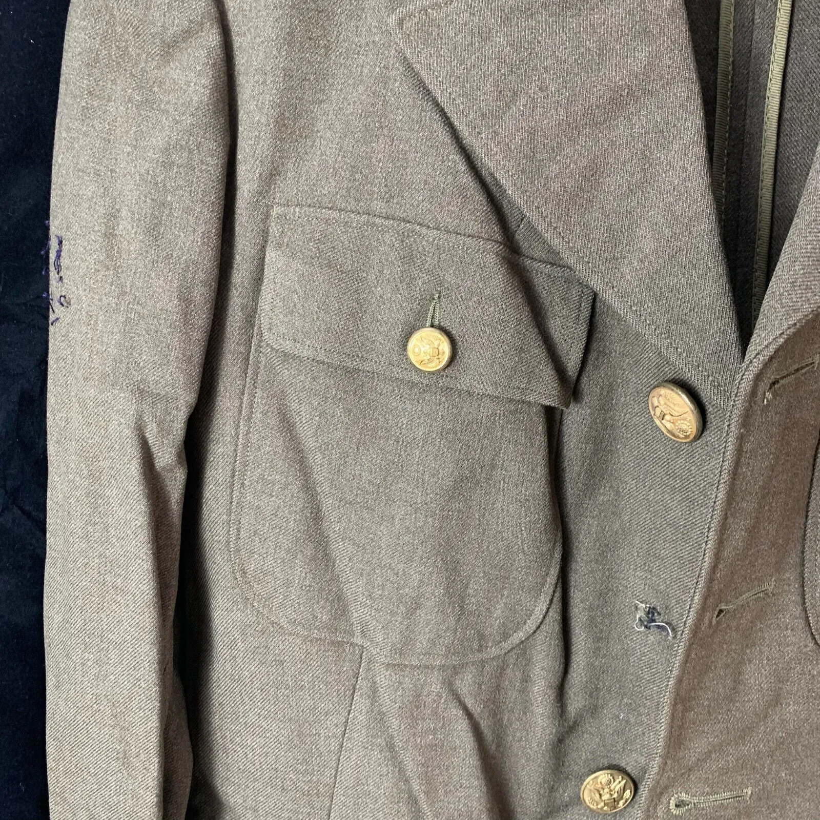 Original WW2 US Army Class A Dress Jacket 1942 - Private Ryan Prop - 38" Regular