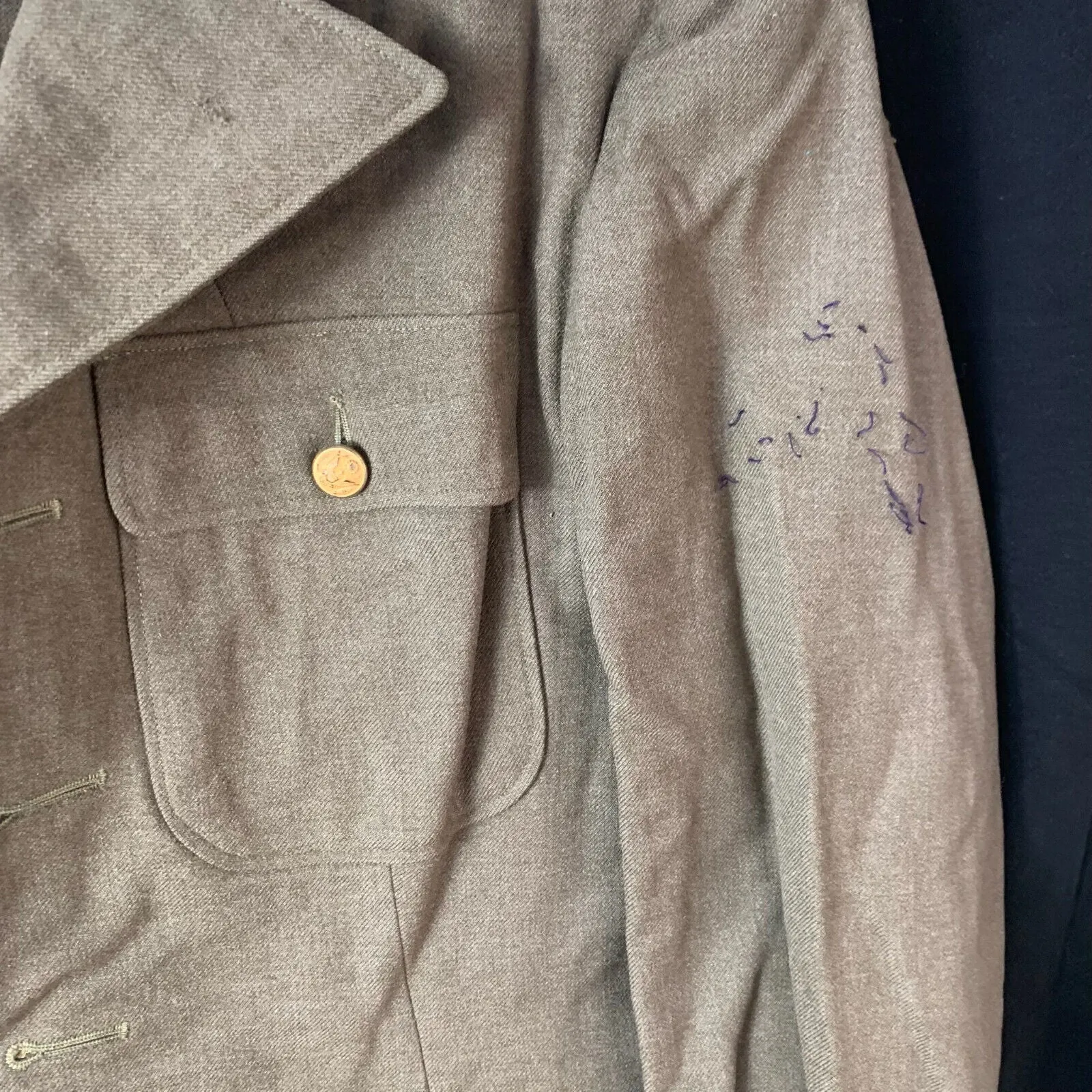 Original WW2 US Army Class A Dress Jacket 1942 - Private Ryan Prop - 38" Regular