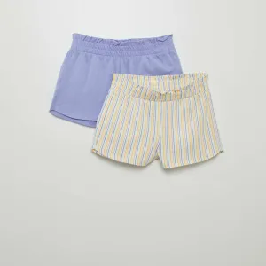 Pack of 2 pairs of lightweight shorts - Pack of 2 YELLOW
