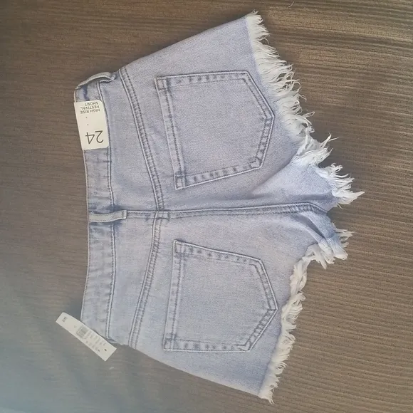 PacSun Sunlight High Rise Denim Festival Shorts