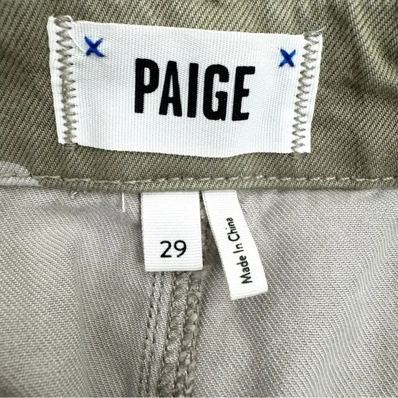 PAIGE Mayslie Utility Cut Off Shorts Camo Print NEW Size 29