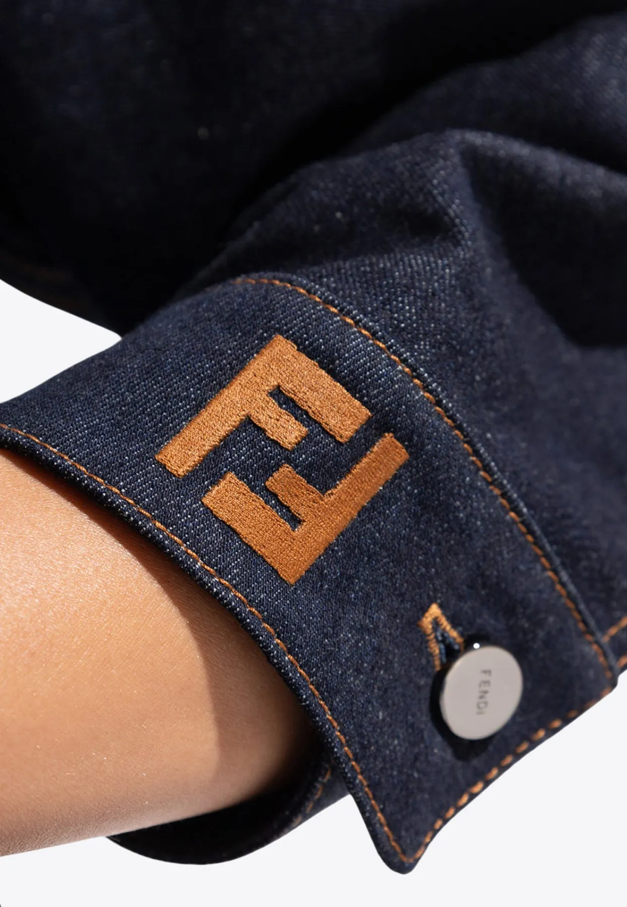 Paneled Denim Cropped Jacket