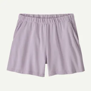 Patagonia Women's Regenerative Organic Certified® Cotton Essential Shorts - 4" - Foxglove Purple