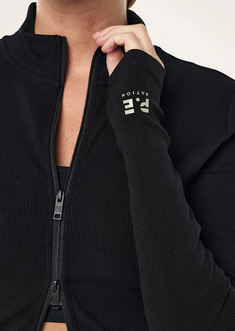 P.E Nation - Social Club Zip Jacket (Black)