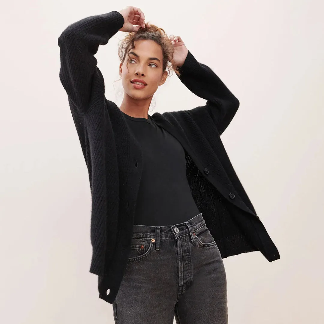 Pepita - women's cashmere cardigan
