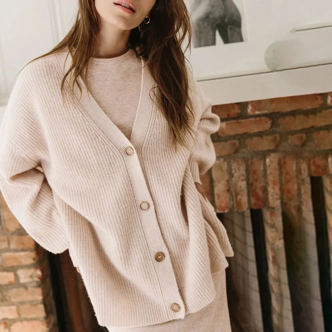 Pepita - women's cashmere cardigan