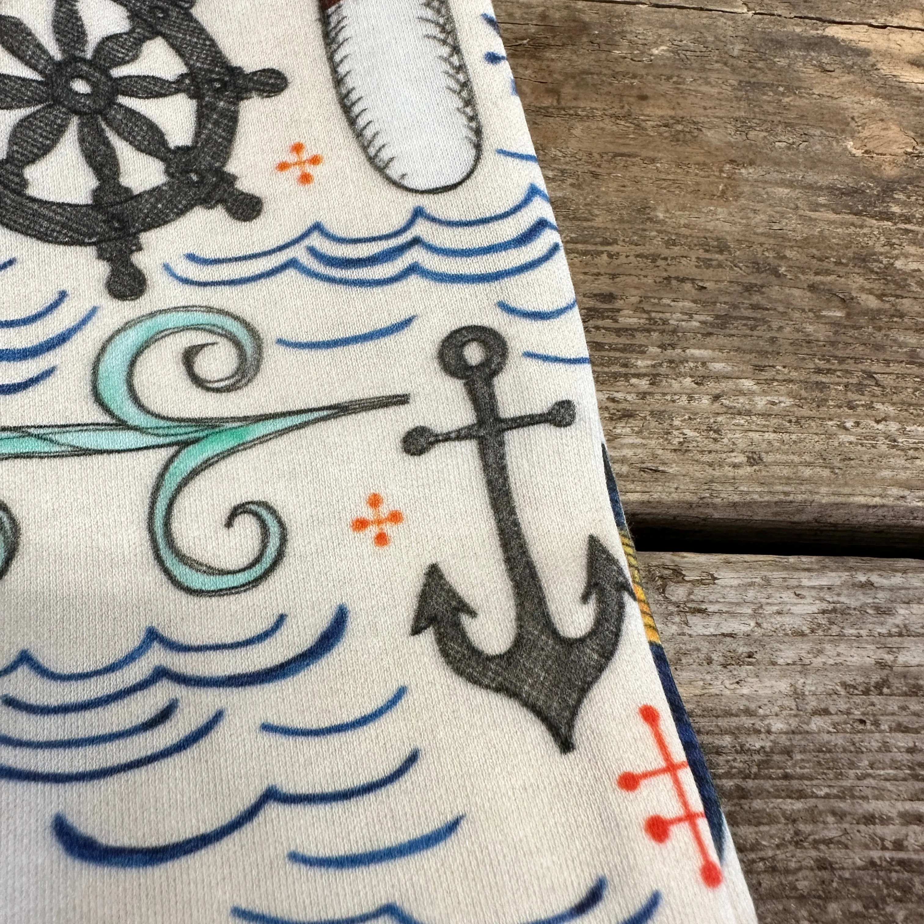 Perfectly Imperfect | Life at Sea Slim Cropped Rolled Shorts | Various Sizes