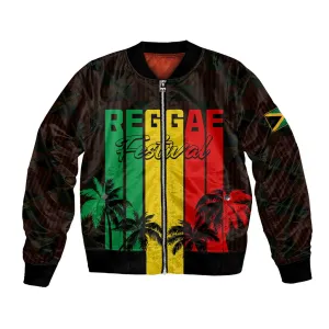 Personalised Jamaica Bomber Jacket Reggae Festival Bob Marley Abstract Portrait LT7