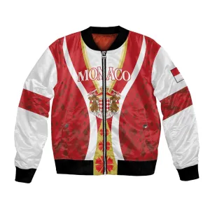 Personalized Monaco Bomber Jacket Deo Juvante Sporty Style LT01