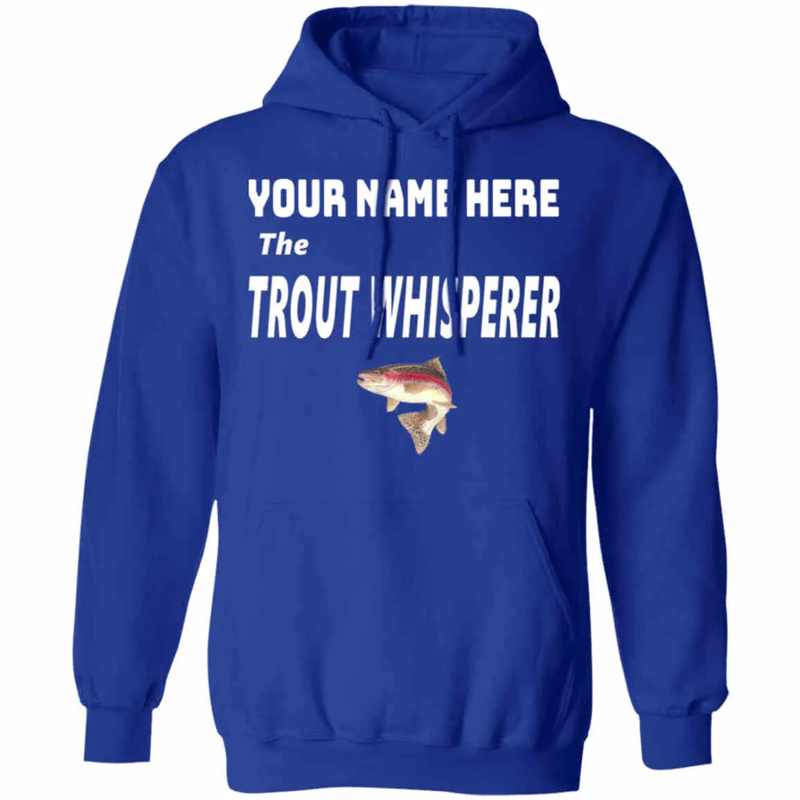 Personalized Trout Whisperer Hoodie i