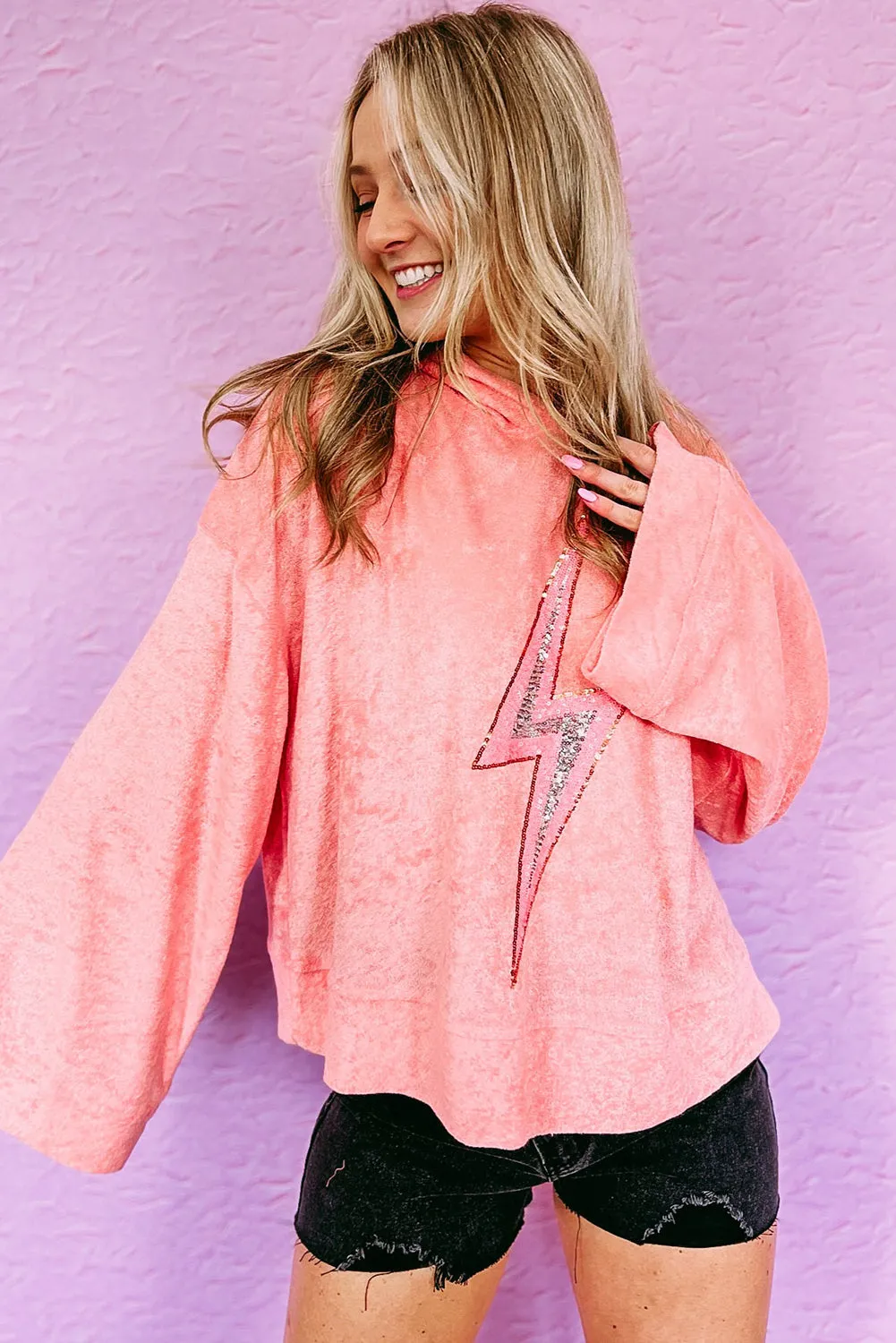 Pink Inspire Me Thunder Hoodie