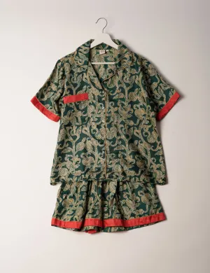 PJ SET SHORT WITH SHORT SLEEVES