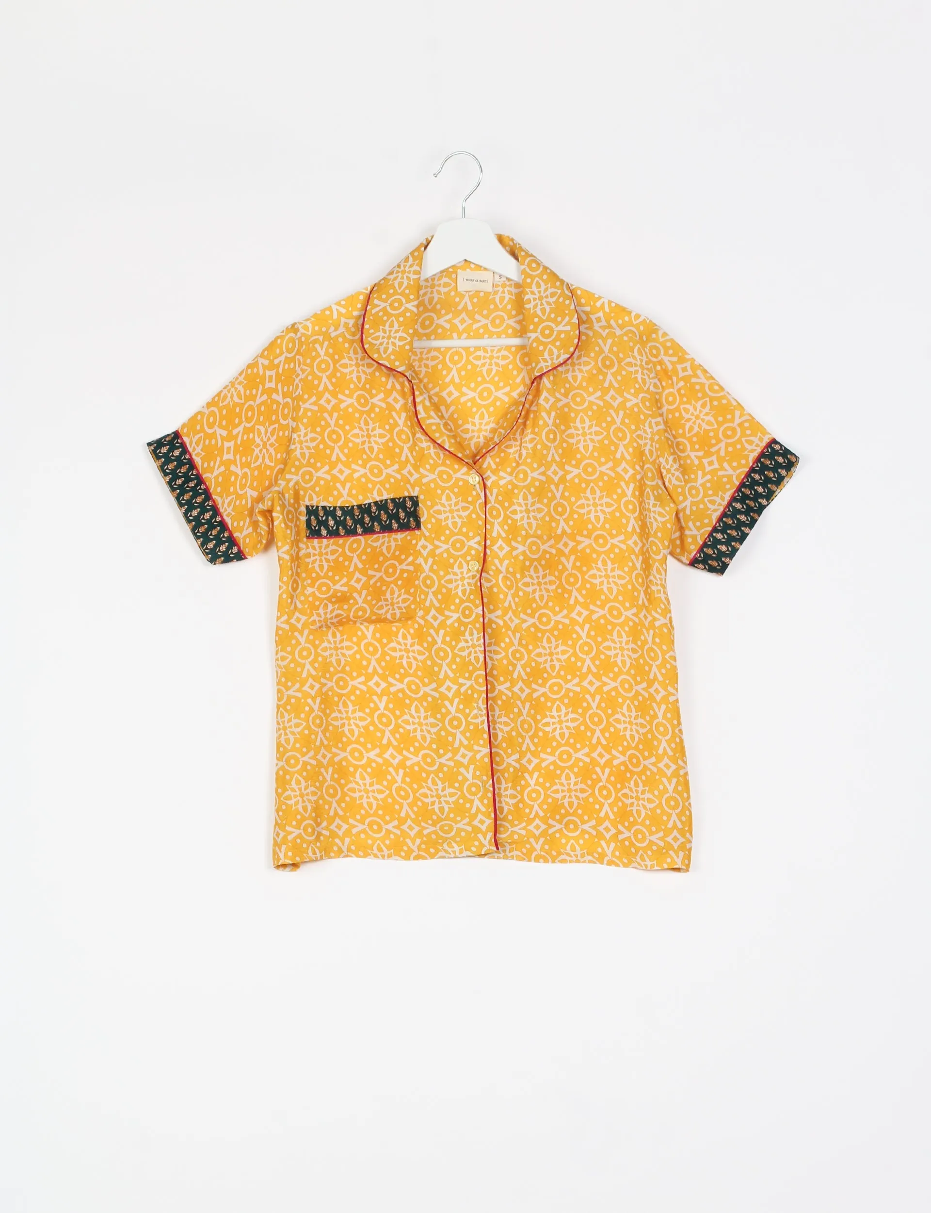 PJ SET SHORT WITH SHORT SLEEVES