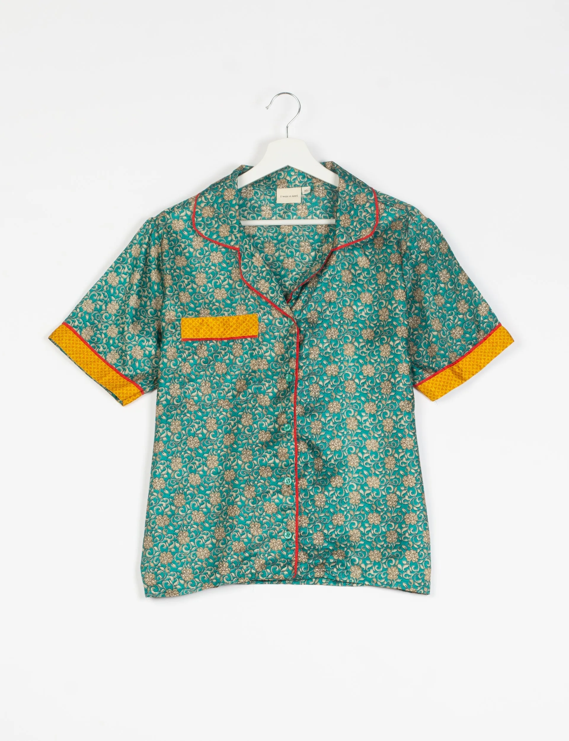 PJ SET SHORT WITH SHORT SLEEVES