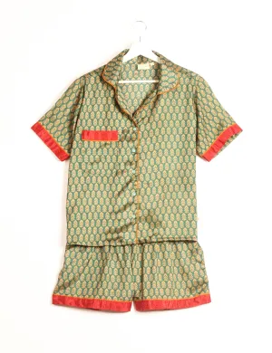 PJ SET SHORT WITH SHORT SLEEVES