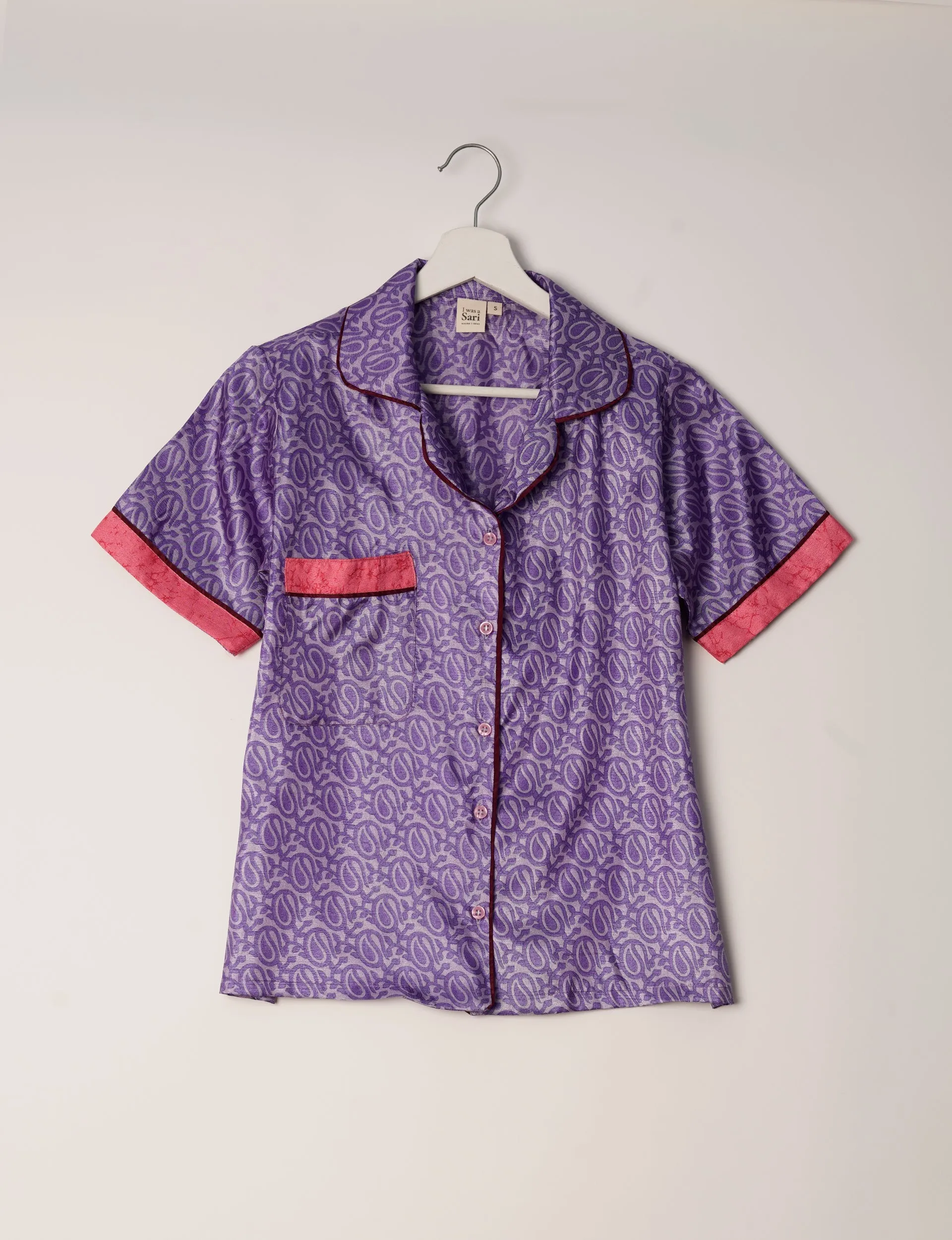 PJ SET SHORT WITH SHORT SLEEVES