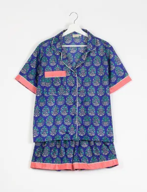 PJ SET SHORT WITH SHORT SLEEVES