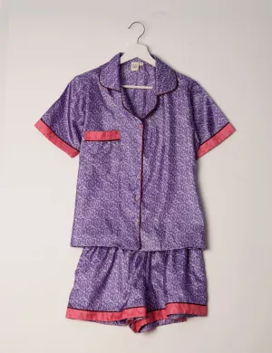 PJ SET SHORT WITH SHORT SLEEVES