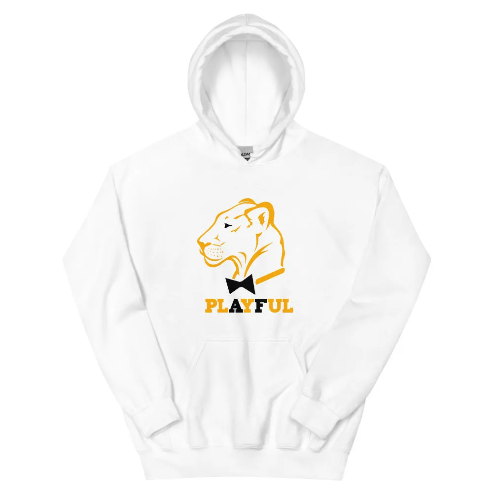 Playful AF Orange/Black (Unisex) Hoodie