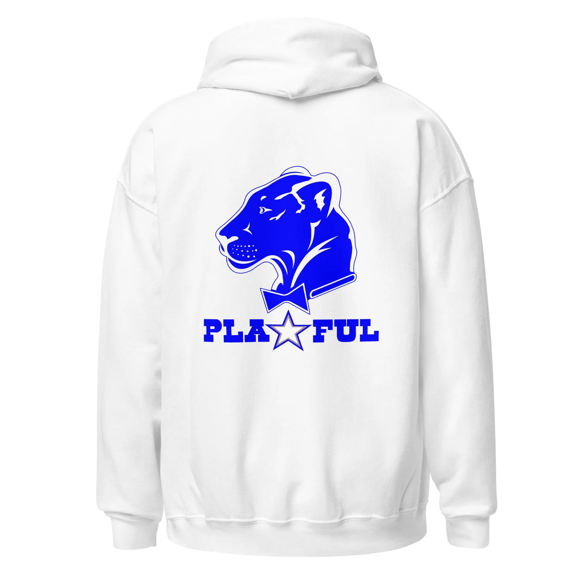 Playful Cowboys Blue (Unisex) Hoodie