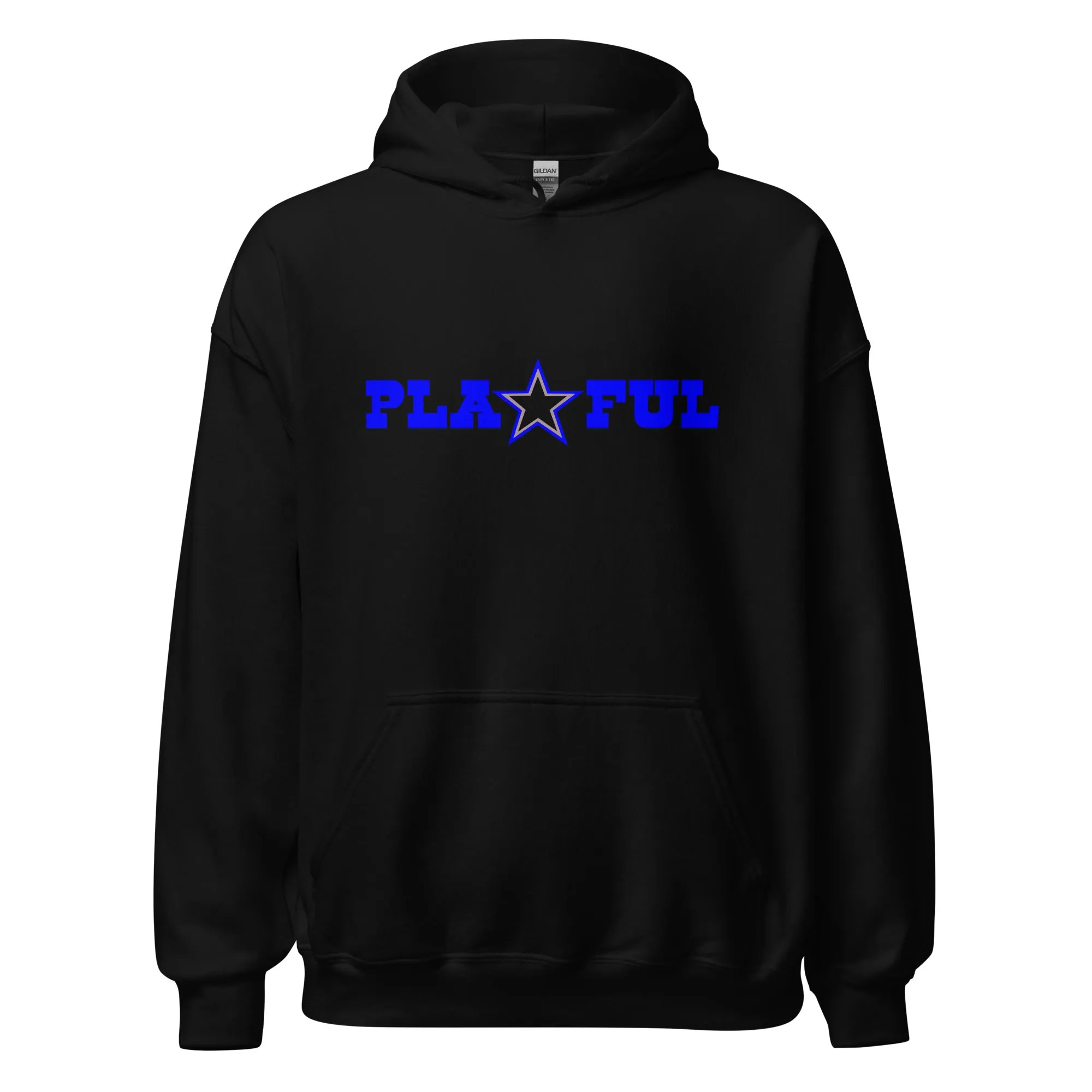 Playful Cowboys Blue (Unisex) Hoodie