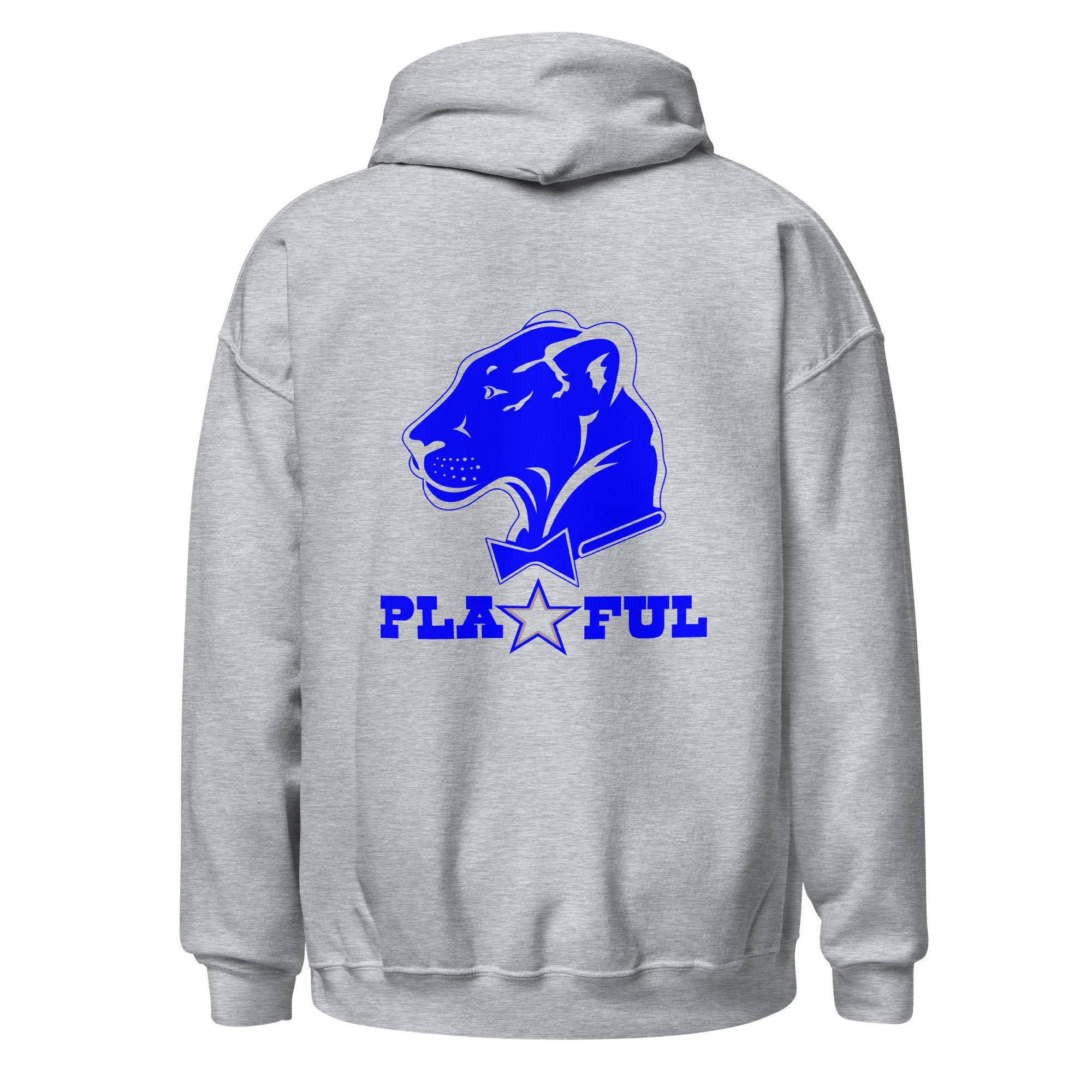 Playful Cowboys Blue (Unisex) Hoodie