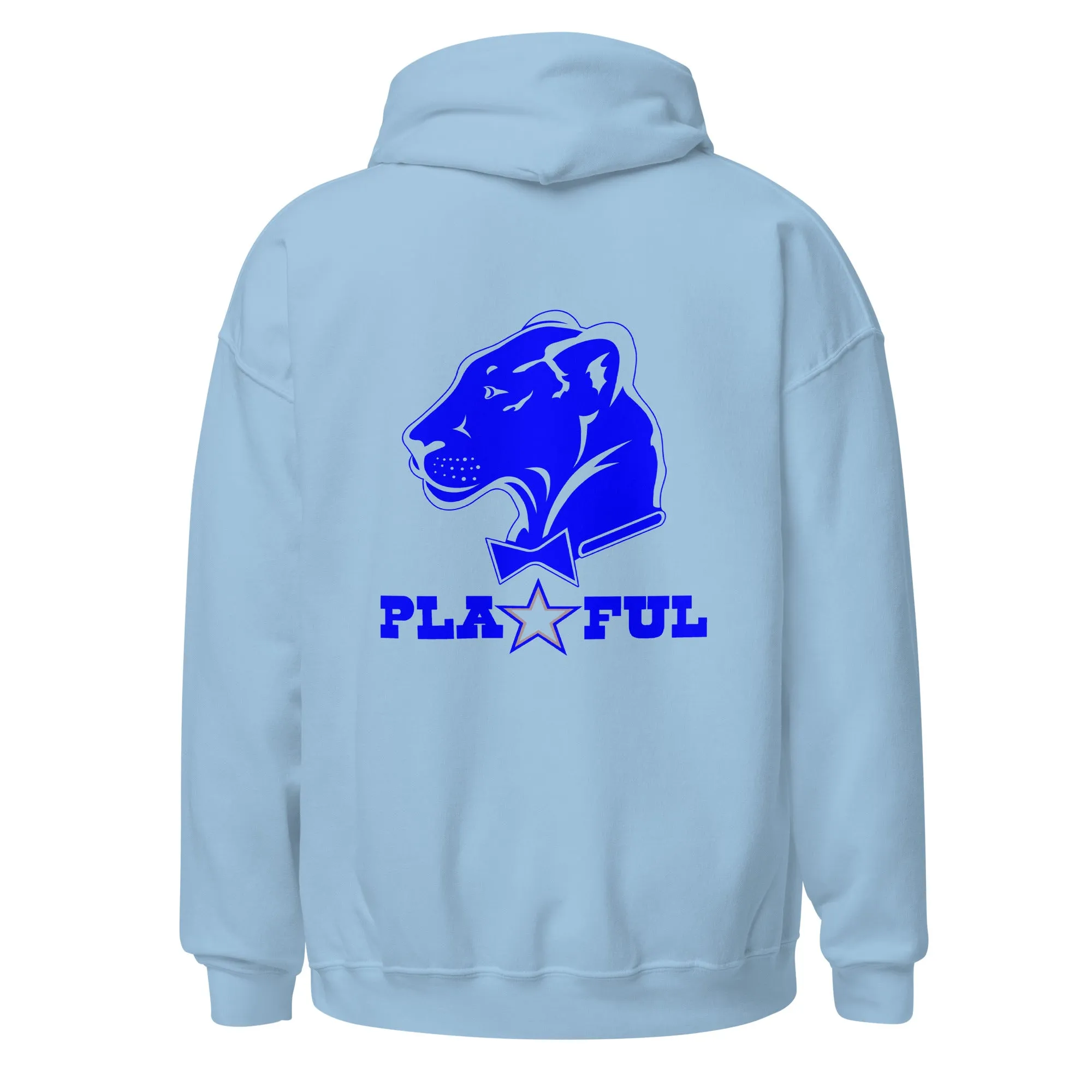 Playful Cowboys Blue (Unisex) Hoodie