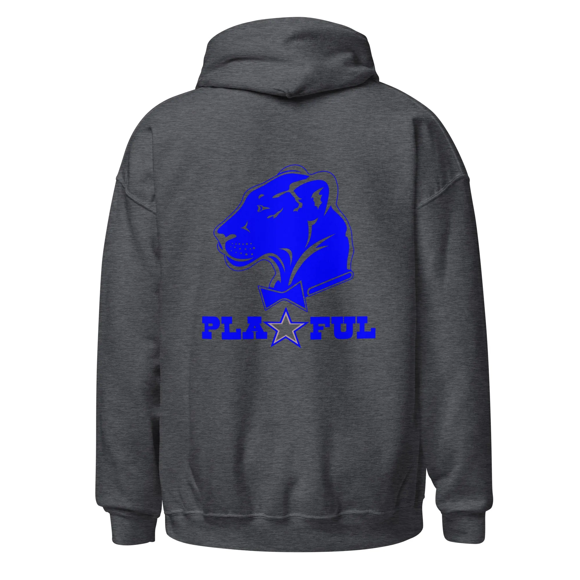 Playful Cowboys Blue (Unisex) Hoodie