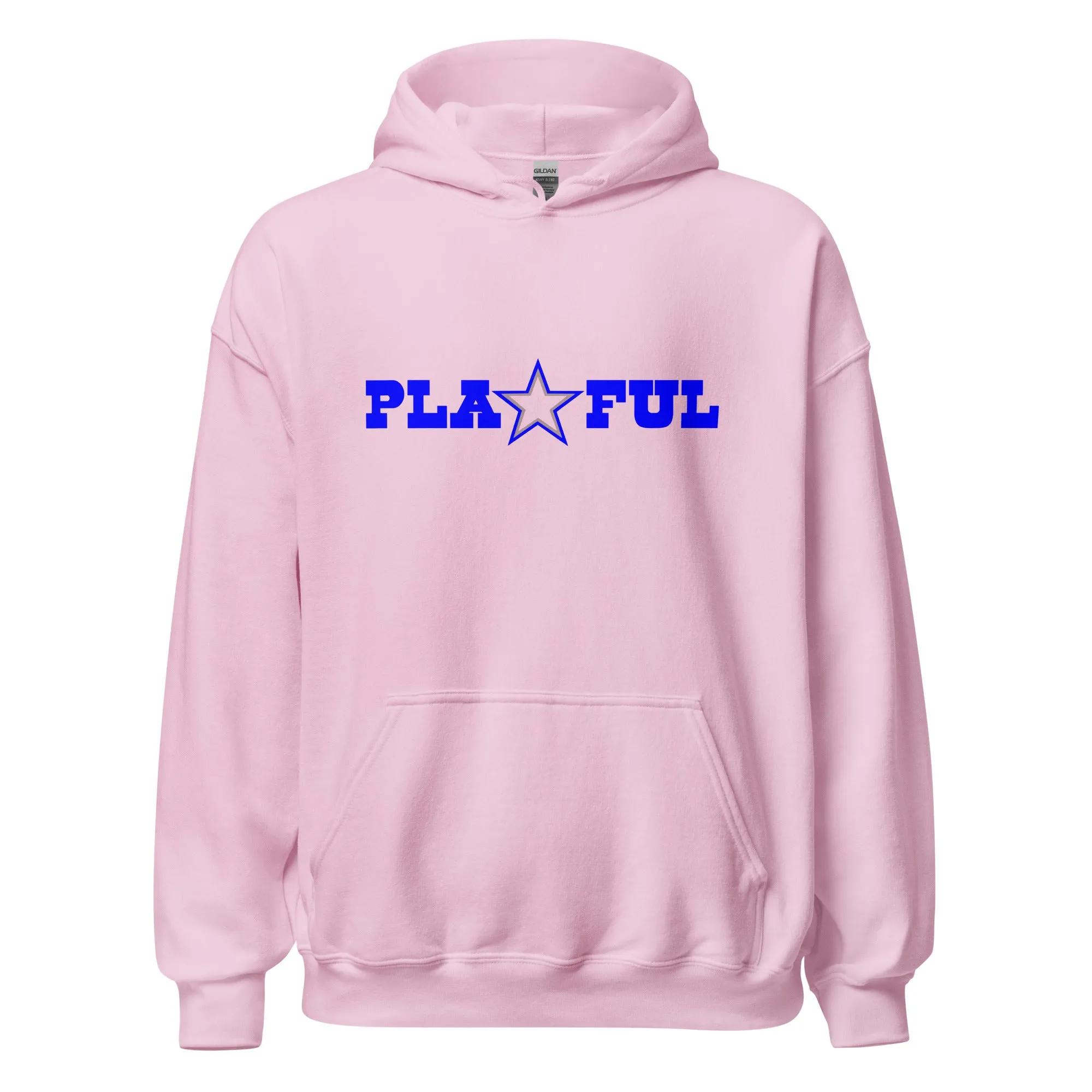 Playful Cowboys Blue (Unisex) Hoodie