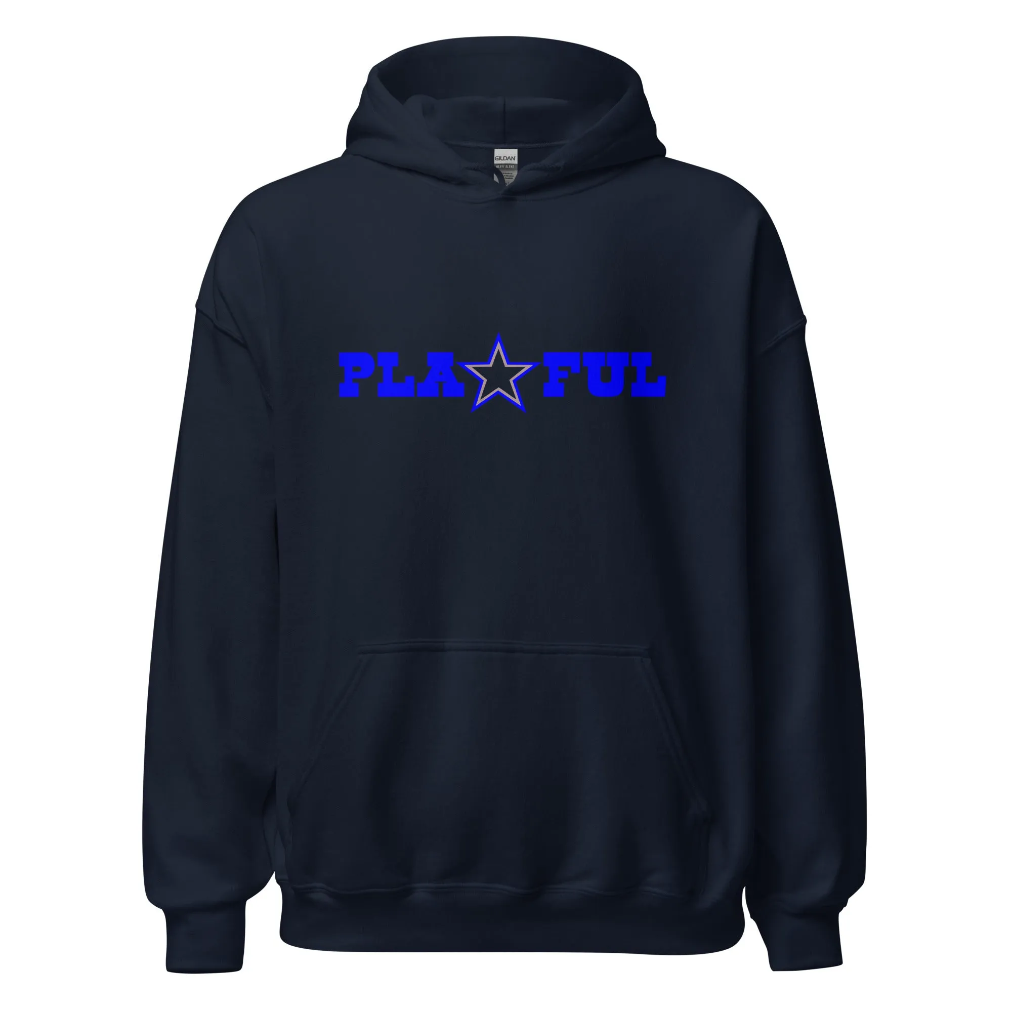 Playful Cowboys Blue (Unisex) Hoodie