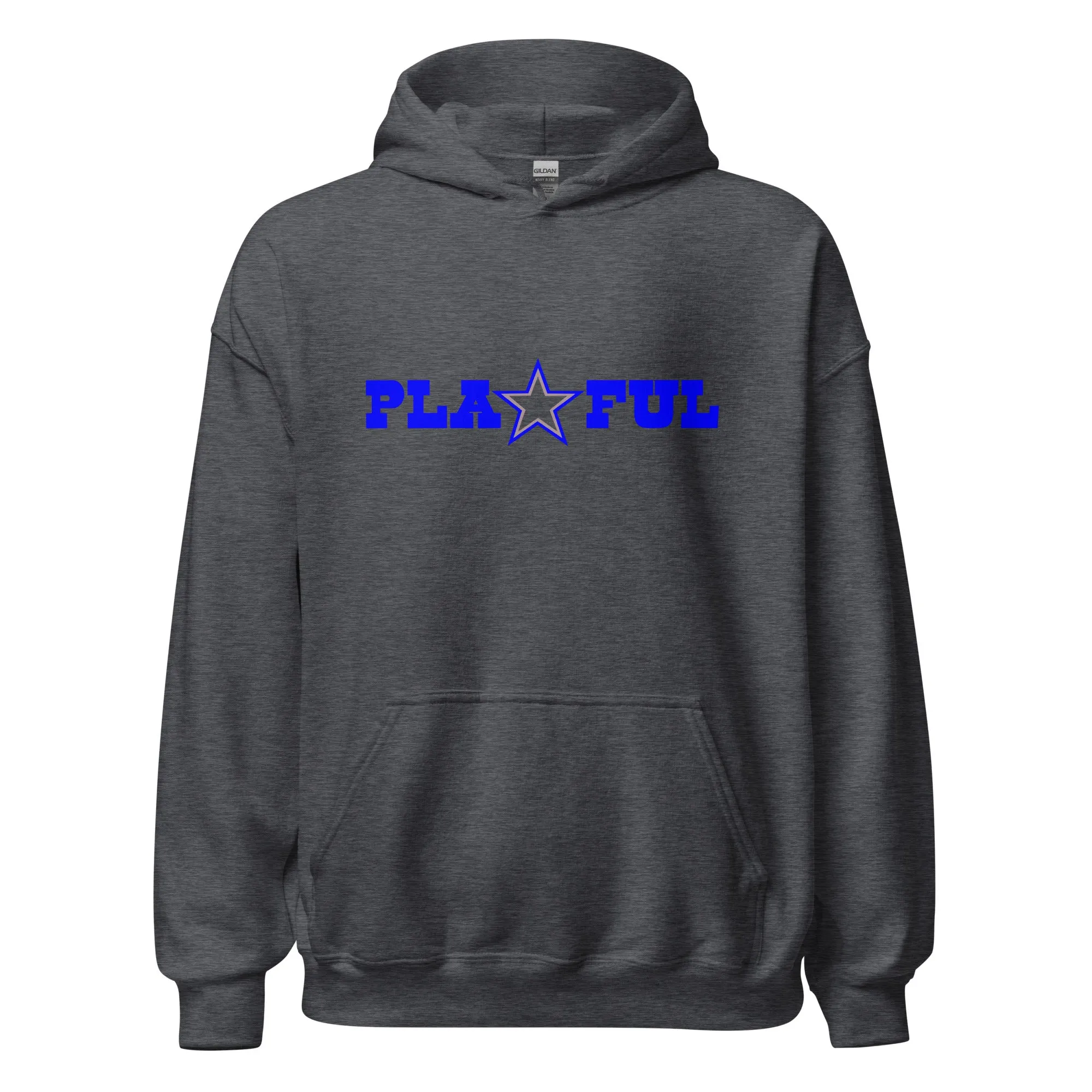 Playful Cowboys Blue (Unisex) Hoodie