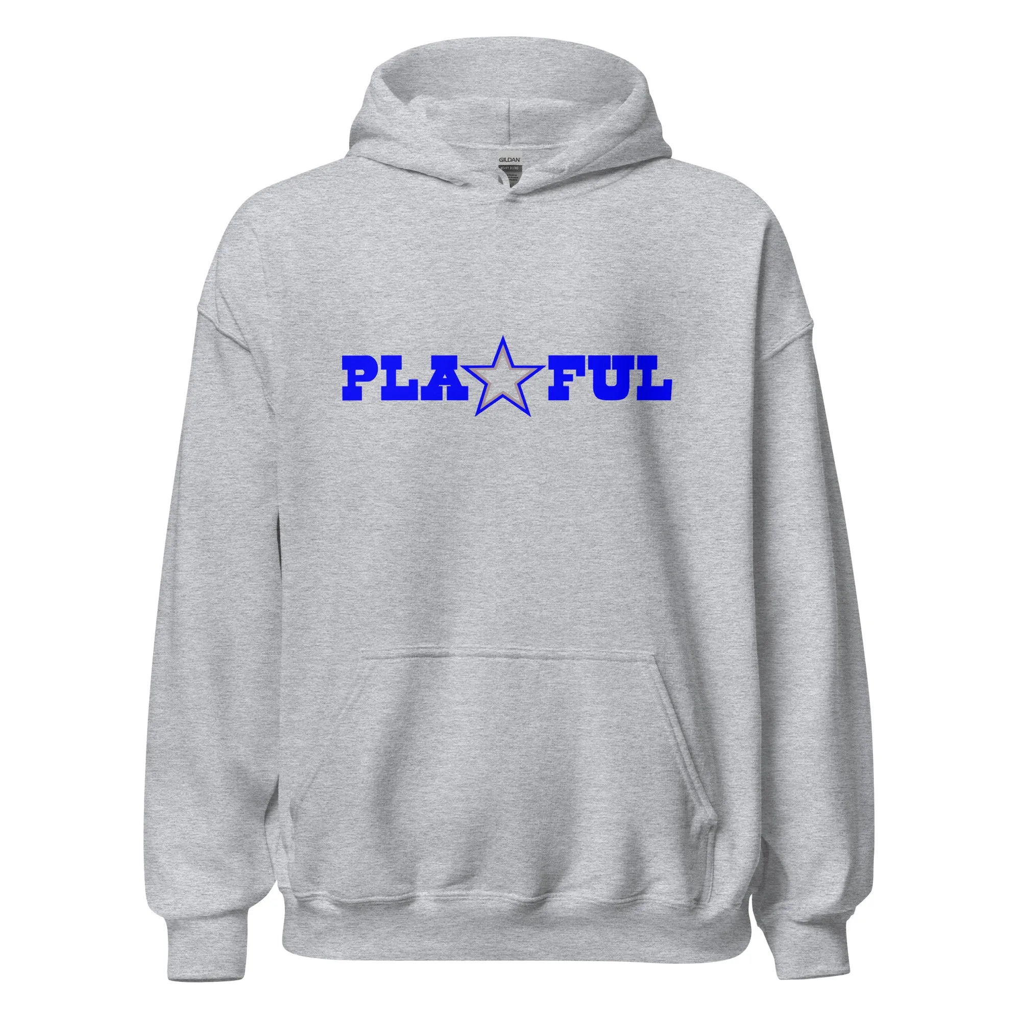 Playful Cowboys Blue (Unisex) Hoodie