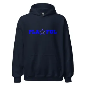 Playful Cowboys Blue (Unisex) Hoodie