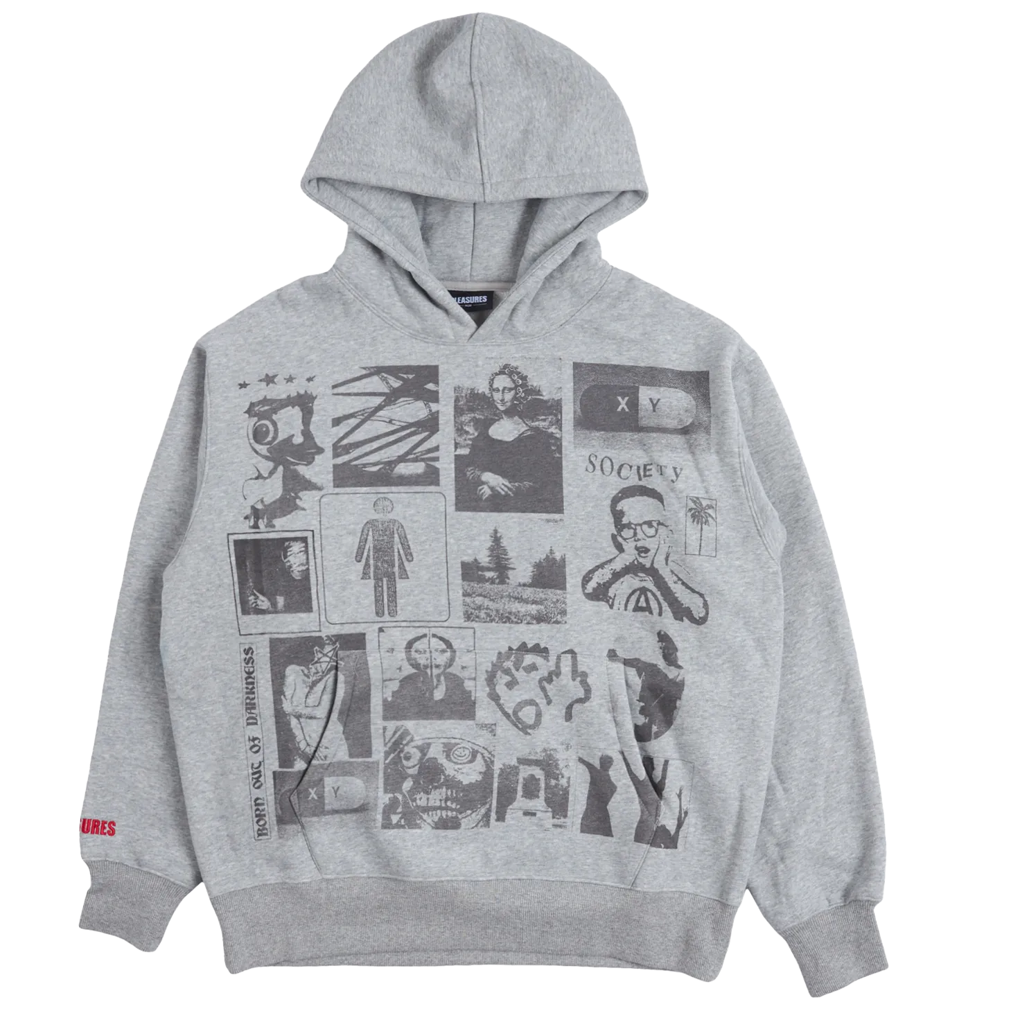 Pleasures Choices Hoodie 'Grey'