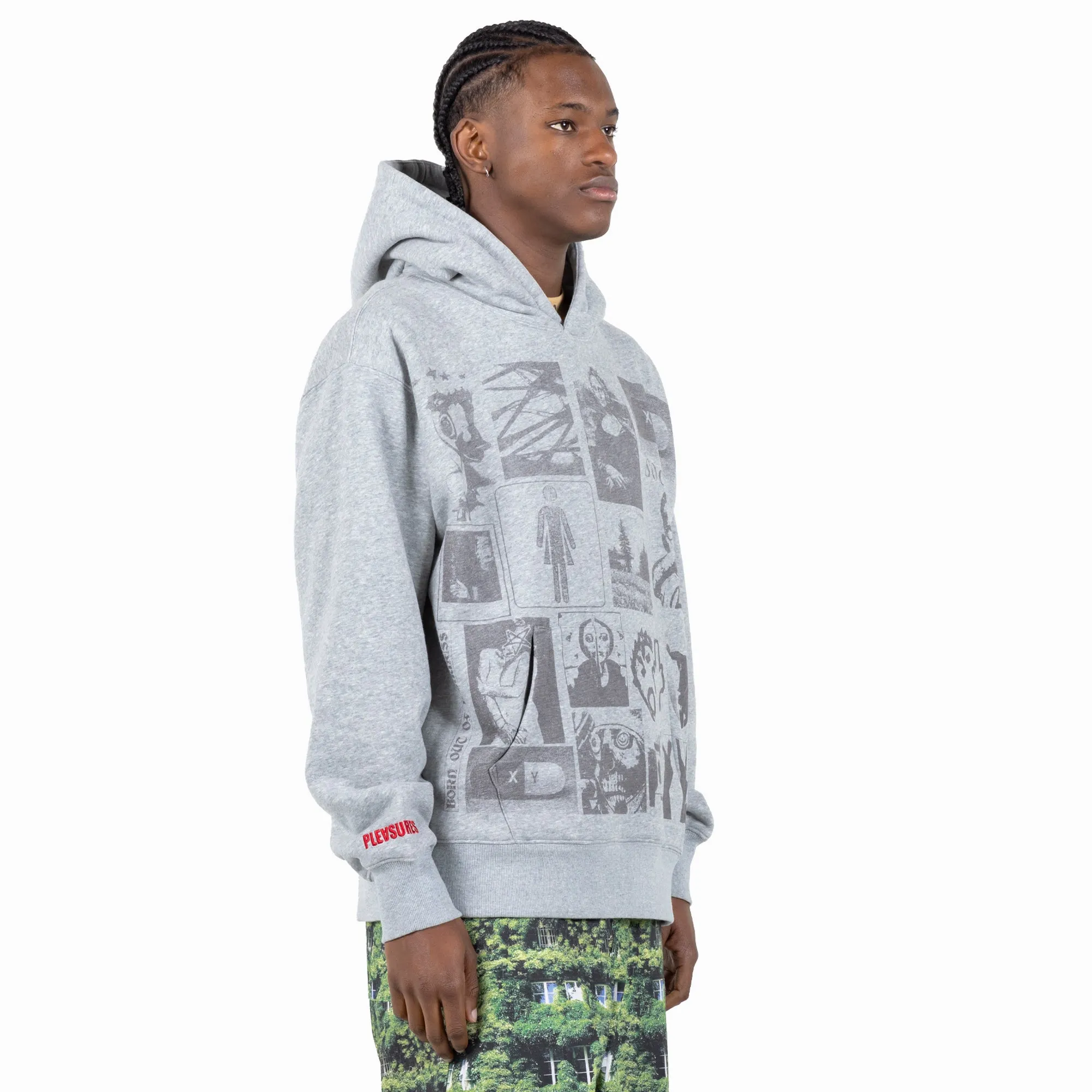 Pleasures Choices Hoodie 'Grey'