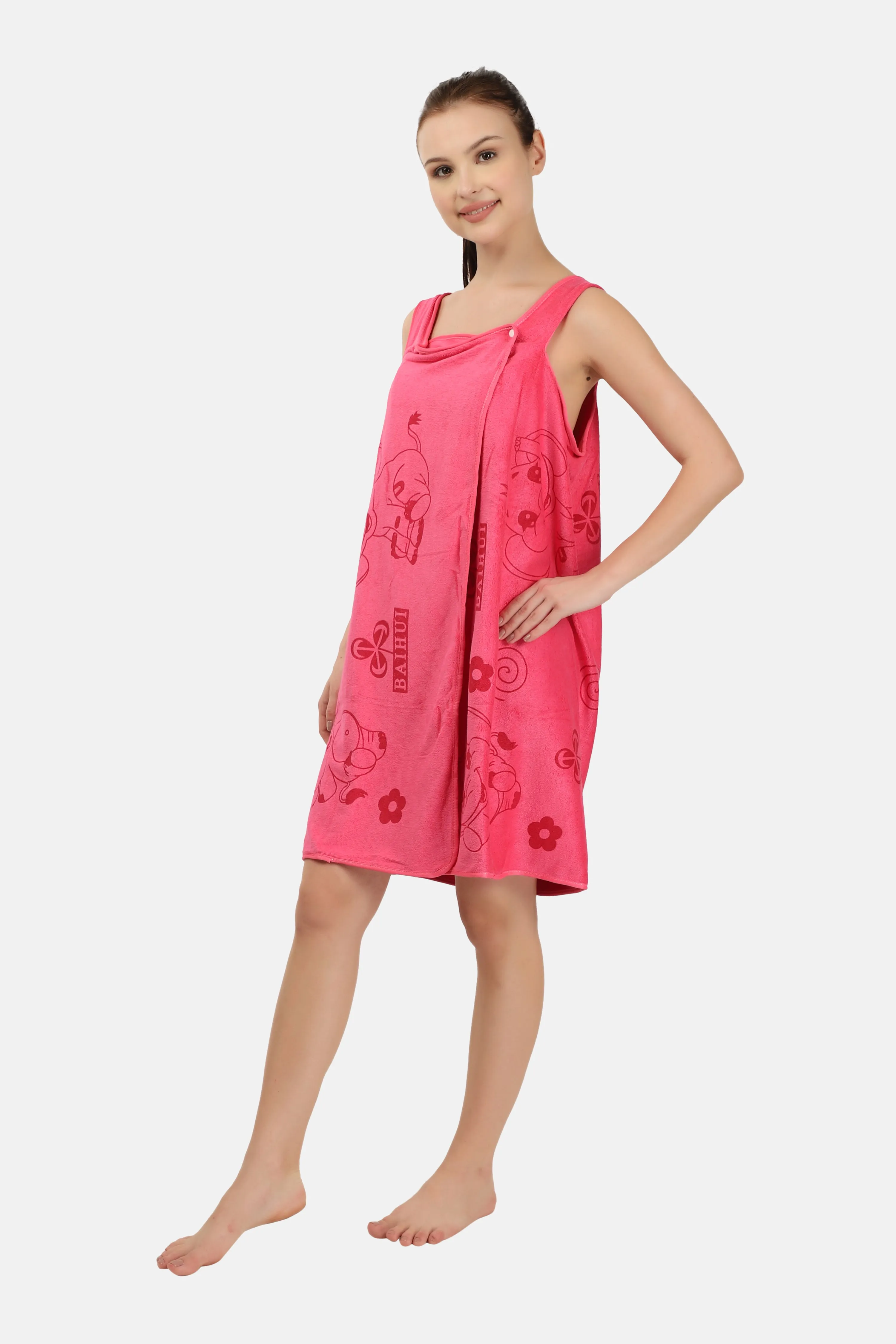 Poftik Soft Bath Towel Beach Spa Bathrobes Wash Clothing Beach Dresses Fashion Wearable Quick Dry Magic Bathing.